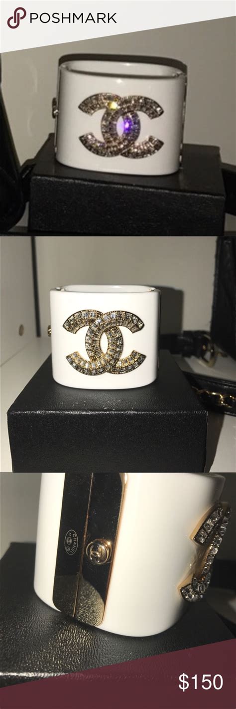 chanel inspired cuff bracelet